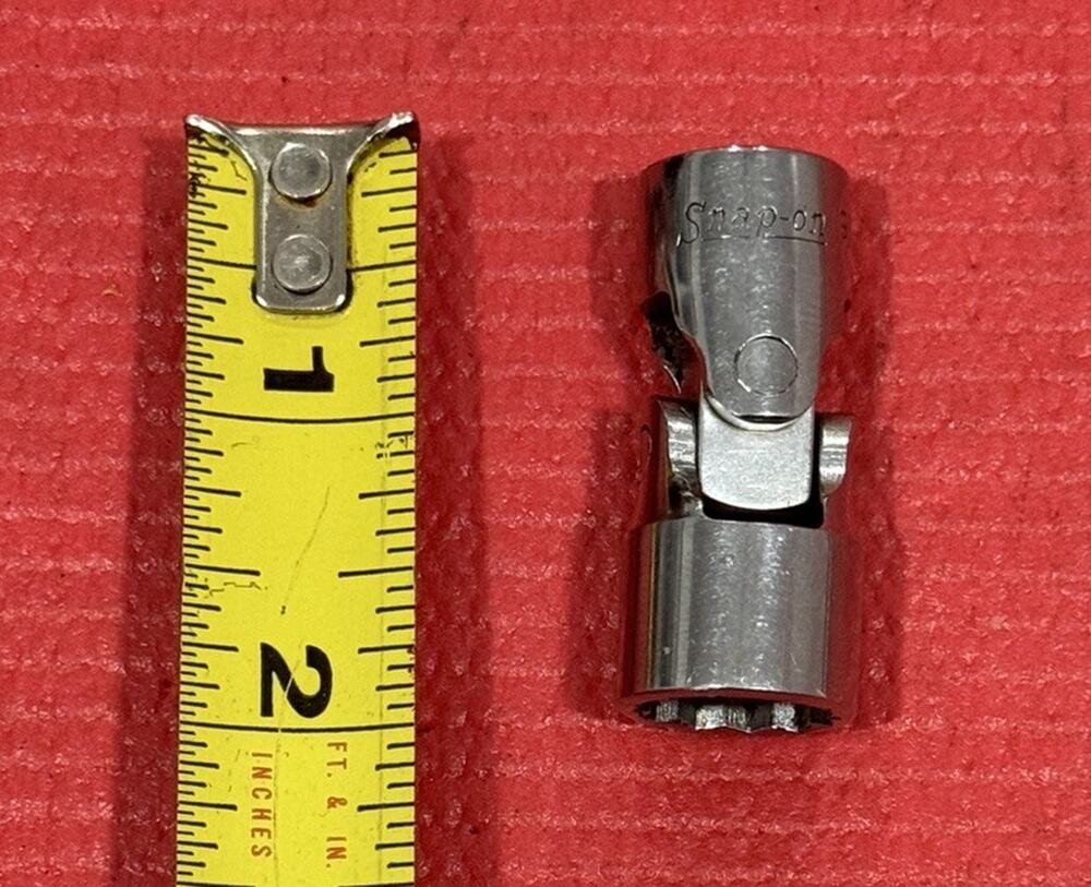 Vintage Snap-On Tools FVU-18, 3/8" Drive 9/16" Swivel Socket 12PT Made in USA